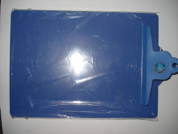 PLATE CLIP 16k PLASTIC BLUE PLATE CLIP FOLDER LARGE PLATE CLIP