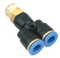Pneumatic joint Y-type threaded tee PX6-02 insert outer diameter 6MM air pipe 2 minutes diameter