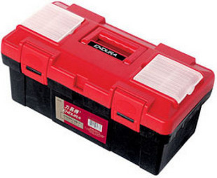 The force is easily accessible (ENDURA) Enhanced plastic toolbox 17 inch 420 * 220 * 195mm E8124