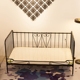 Châu Âu giường sắt trắng giường công chúa căn hộ nhỏ 1.21.51.8 Single Double single chung cư giường trẻ em - Giường giường công chúa Giường