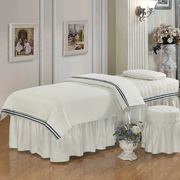 Massage làm đẹp trải giường bốn bộ thẩm mỹ viện bông tinh khiết dành riêng Hàn Quốc Châu Âu đơn mảnh vật lý trị liệu đơn giản bộ giường spa