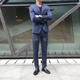 Fan quý ông 2017 thời trang mới England ya 痞 nam hoang dã phiên bản Hàn Quốc giản dị của họa tiết Slim suit phù hợp với thủy triều áo vest nam Suit phù hợp