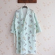 Áo khoác kimono yukata nam Nhật Bản mùa xuân và mùa thu dày áo ngủ nữ cotton mùa đông và gió quilted váy dài những người yêu thích áo len Couple áo ngủ mùa hè  Night Robe