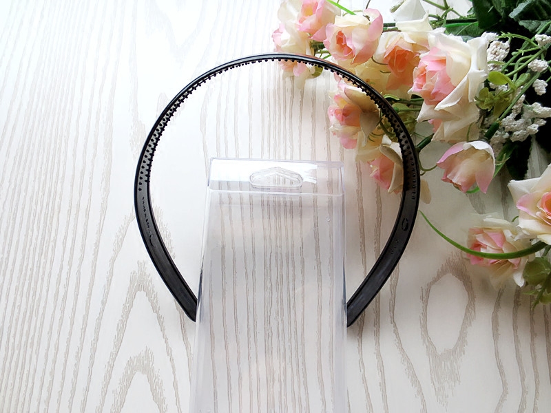 Simple new Japan-ROK wide hair stirrup black hair stirrup hairpin haircut and haircut leather-led accessories to make regular supplies