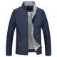 Mùa thu trung niên nam áo khoác mỏng phần mỏng áo khoác nam kích thước trung niên kinh doanh bình thường cha áo khoác blazer nam Áo khoác