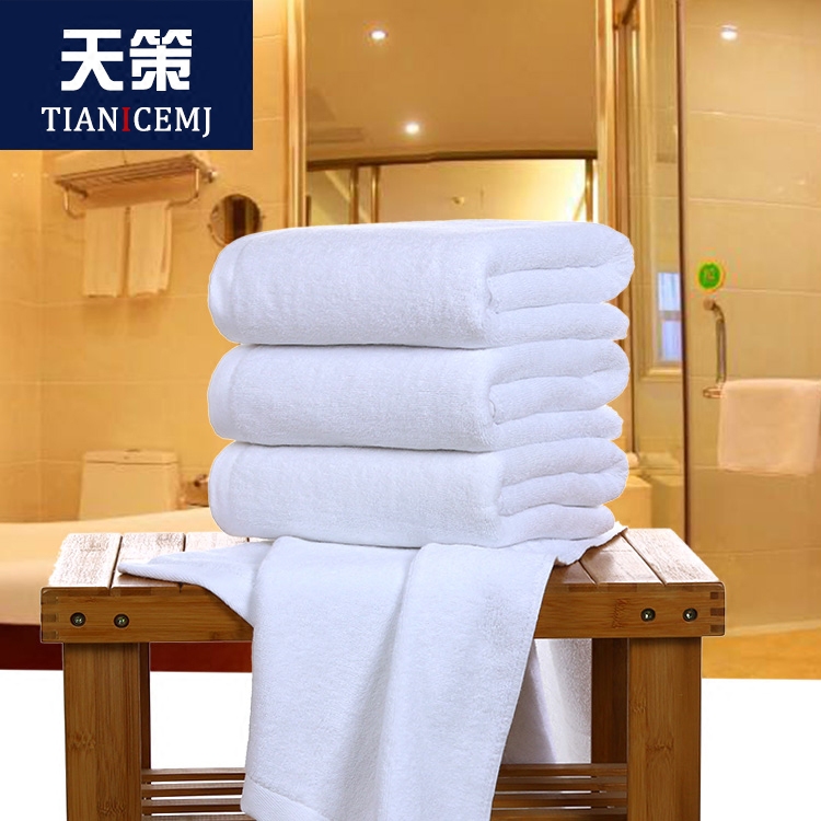 White bath towels thickened with increased hotel guesthouse beauty salon adult men and women can wear bath towels wholesale water absorption