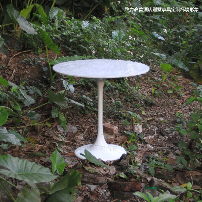 Tulip coffee table simple modern marble creative tulip coffee table marble round coffee table can be customized