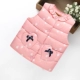 Bé gái mùa thu đông 2018 mới cho bé Hàn Quốc ấm áp áo vest độn vai vest bé xuống áo vest cotton