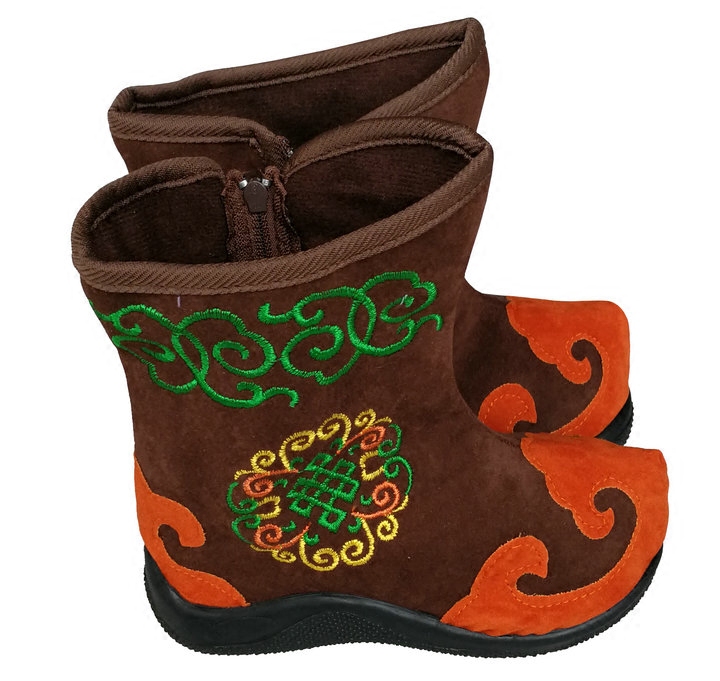 Children Mongolia shoes and shoes ethnic Tibetan boys boots dance shoes baby boots in spring and autumn
