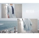 F04 Phong cách mới của phụ nữ Hàn Quốc cotton và lanh rộng rãi đơn giản dài tay dây kéo mỏng áo khoác gió nữ áo khoác chống nắng - Trench Coat