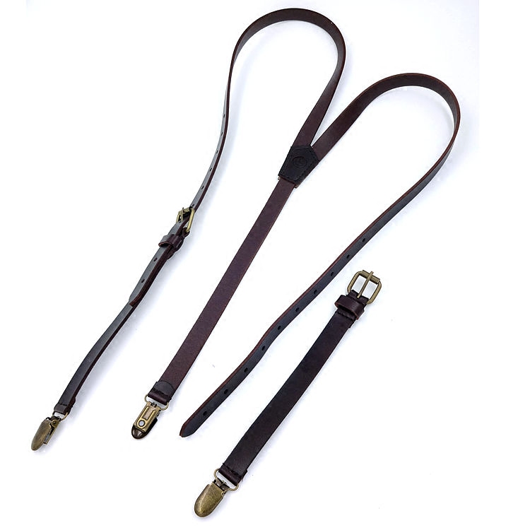 100 Lap Bull Leather Cuddling Bag Clip Genuine Leather Fine Holding Baby Bag Men Three Clips Y Type Shoulder Strap Retro Women Fashion Denim Pants Harness