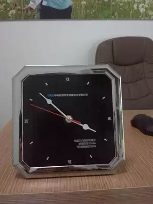 Production of solar business promotional gifts Office desktop decoration craft gift decoration solar clock wall clock high-end