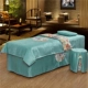 Cao cấp phong cách châu Âu rắn màu bông denim bedspread vẻ đẹp vẻ đẹp cơ thể salon massage bedspread đặc biệt tùy vận chuyển - Trang bị tấm drap giường spa Trang bị tấm