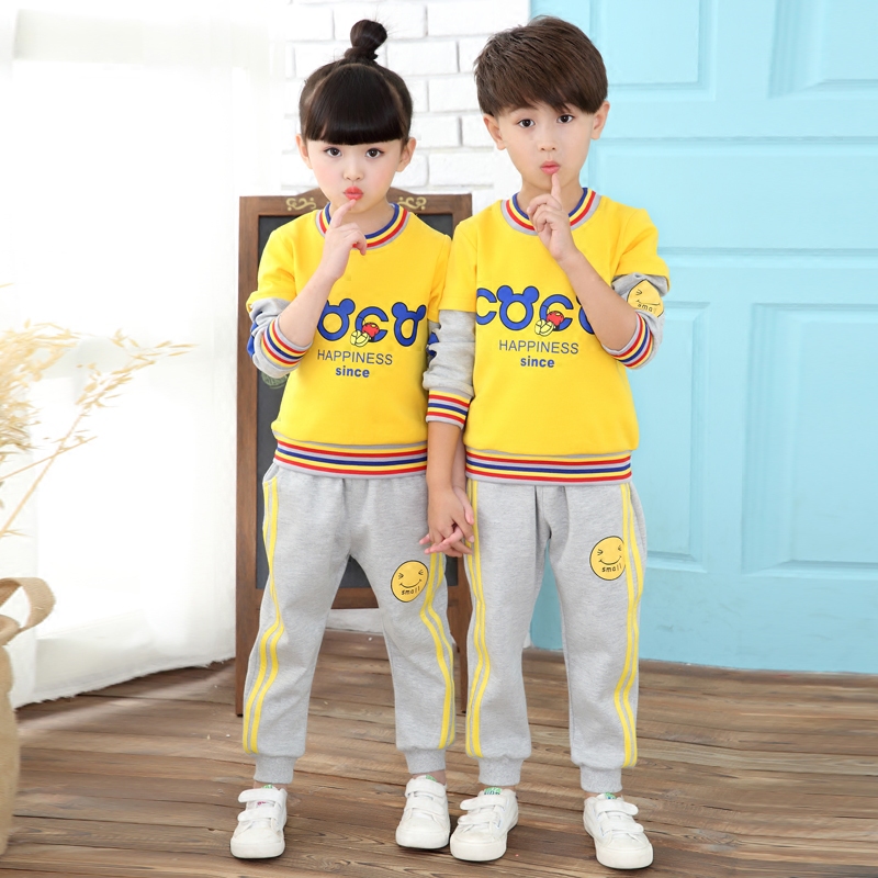 Kindergarten uniform spring and autumn three-piece set college style children's class uniform autumn and winter sports elementary school student school uniform suit