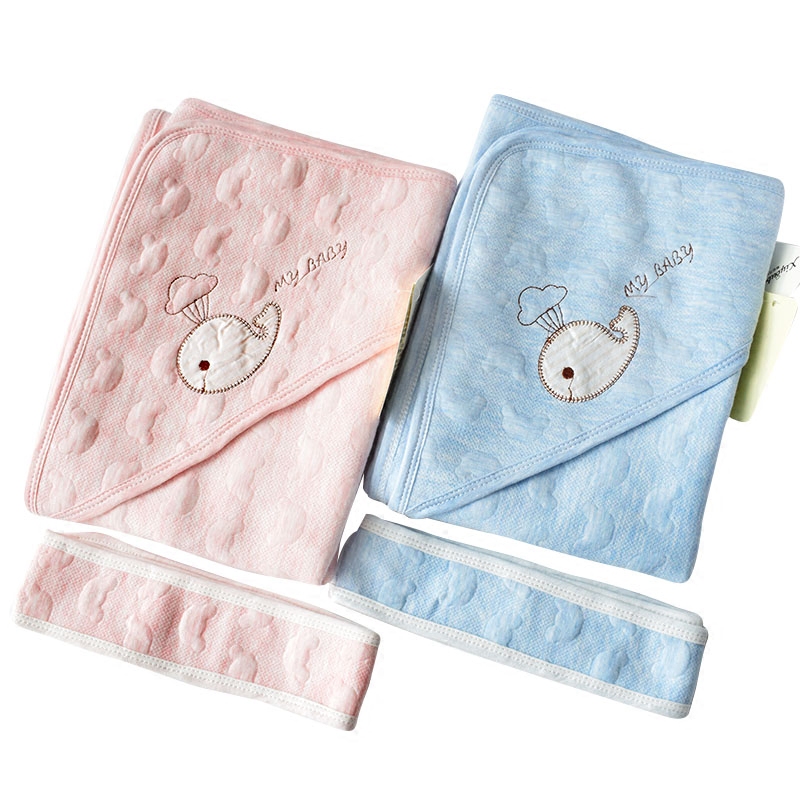 Clear cabin] Pure cotton baby bag by spring and summer autumn new light and breathable soft newborn cover blanket baby hug by-Taobao
