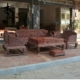 Chính hãng gỗ gụ gỗ nội thất sofa gỗ hồng mộc Miến gỗ thô thô sofa trái cây lớn gỗ hồng sắc sofa gỗ gụ - Bộ đồ nội thất Bộ đồ nội thất