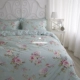 Nordic Floral Qin Tian xếp hạng Hàn Quốc vườn công chúa giường bông ba mảnh gia đình bốn /1.2 AFT3793 - Bộ đồ giường bốn mảnh