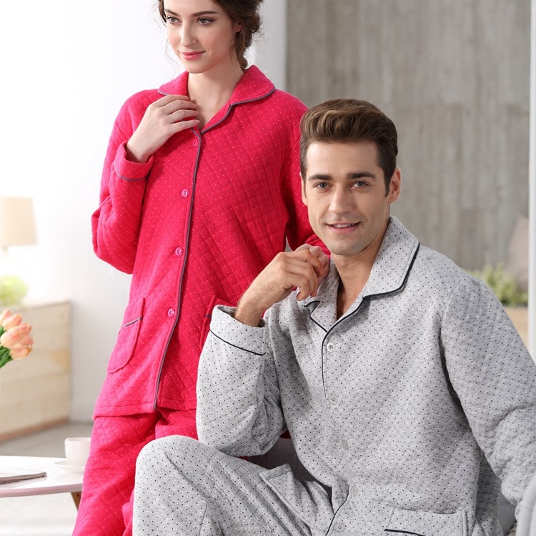 Pyjama mixte en Coton à manches longues - Ref 3005606 Image 5