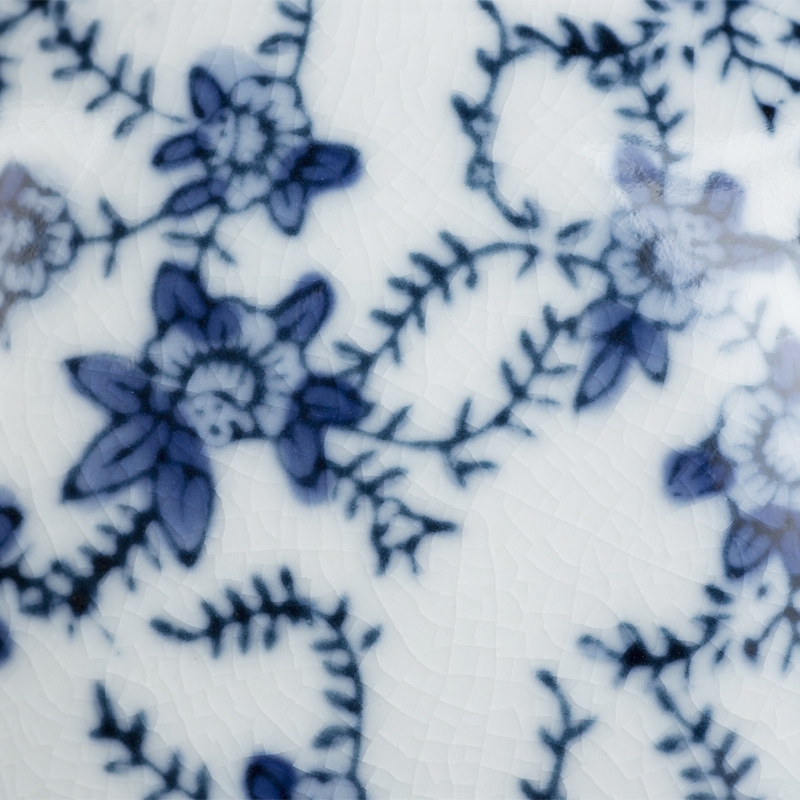 Jingdezhen ceramic elephant furnishing articles bridal chamber decorates a pair of blue and white porcelain like arts and crafts