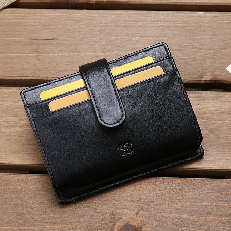 R-Cose multifunction male lady genuine leather bank card bag driving license business card bag credit gripping head layer cow leather