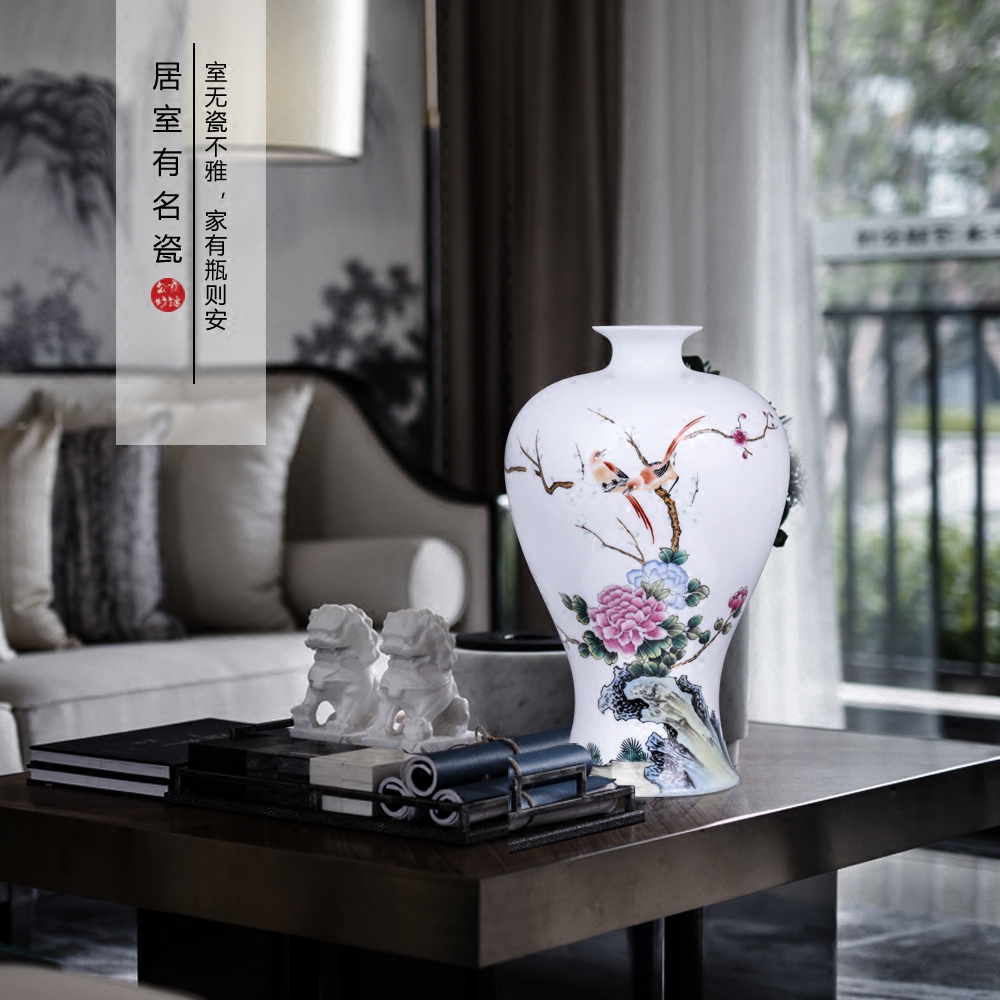 Jingdezhen ceramics hand - made vases, flower arrangement ChunManQianKun Chinese style household act the role ofing is tasted wine sitting room furnishing articles