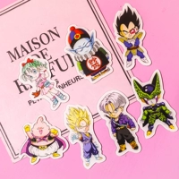 Dễ thương phim hoạt hình rồng bóng acrylic trâm Wukong huy hiệu anime pin trâm phù hiệu túi trang trí cài áo vest