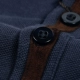 Áo sơ mi nam dài tay mùa thu nam sửa chữa áo thun cotton cơ thể nam khâu áo sơ mi polo