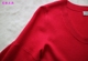 Counter là thương hiệu mới mùa xuân và mùa thu của phụ nữ màu đen đỏ viscose mỏng phần mỏng bảy điểm đèn lồng tay áo len ngắn áo len form rộng Đan Cardigan