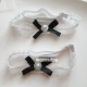 Nhật Bản gợi cảm cô gái mềm mại cos nữ gợi cảm quyến rũ garter cổ áo chocker chân vòng Lolita dây nịt bít tất phối ren nơ màu trắng Nịt Tất