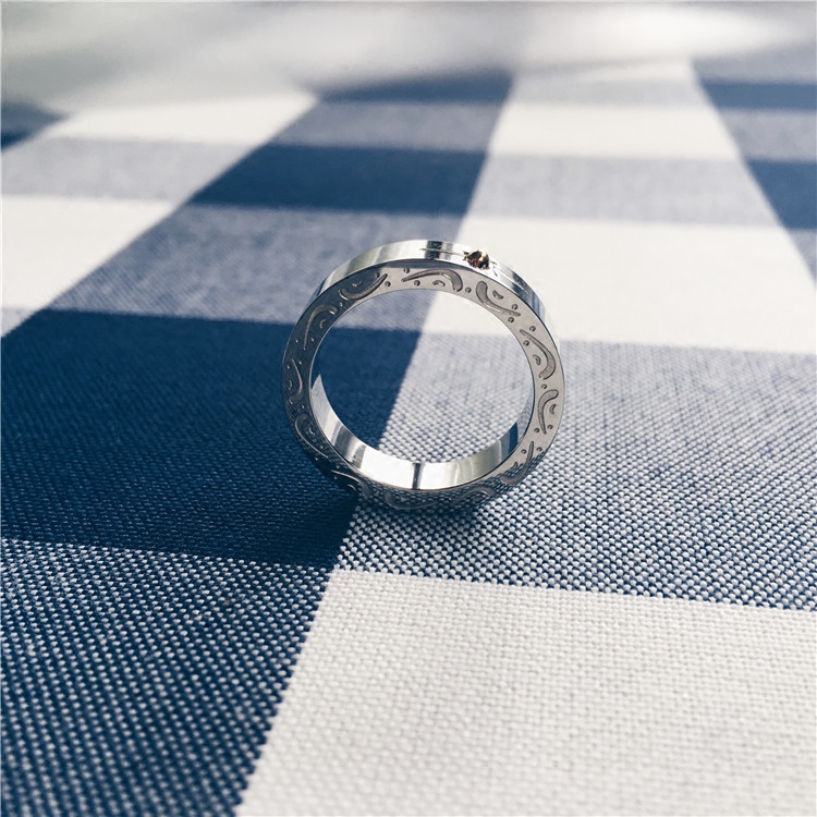 Bague mixte OTHER   en Acier au titane - Ref 3087882 Image 5