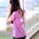 Nhanh khô làm đẹp lưng ngắn tay Full lưới backless rắn màu thể thao hàng đầu nữ tập thể dục yoga tròn cổ mỏng áo thun rộng Áo phông thể thao