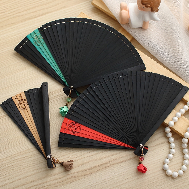 5 inch Japanese mini handmade folding fan female fan and wind folding fan ancient style gift Chinese style dance fan performance