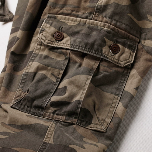 Камуфляжные спортивные дорожные штаны, свободный крой