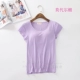 Modal cotton không có vòng thép miễn phí mặc áo ngực có đệm ngực cup một chiếc áo vest yoga Áo thun ngắn tay nửa