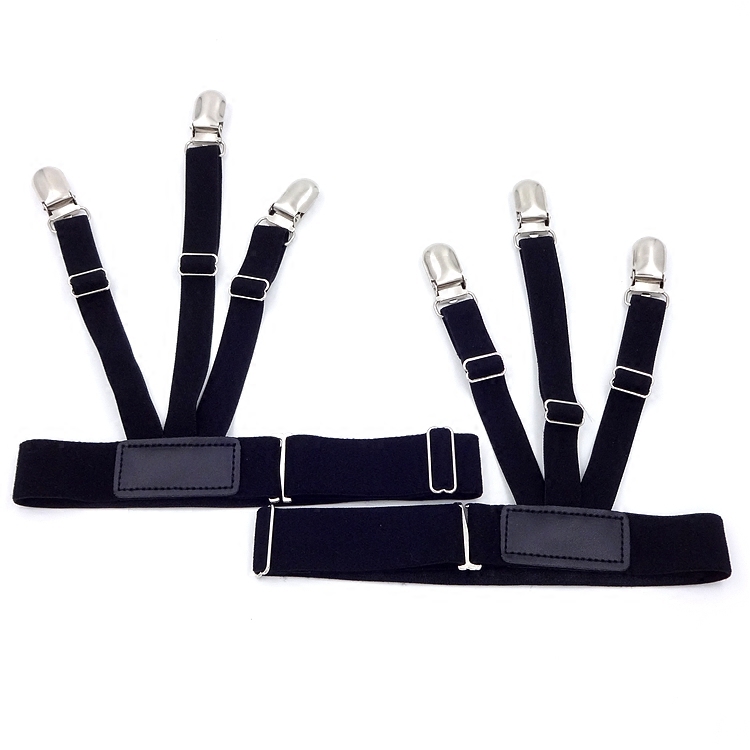 Men and women General fitting white collar shirt blouses jacket anti-slip duckbill clip shirt clip thighs ring hanging stockings strap