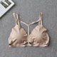 Băng đen lụa bọc ngực ống áo ngực ngắn phần chống ánh sáng phần dưới mỏng vest nhỏ ngực đồ lót nữ sinh trung học