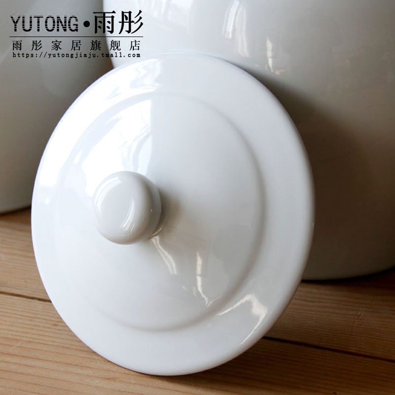 Opens to booking a soft outfit domestic act the role ofing single type of jingdezhen ceramics glaze white contracted and I adornment is placed ceramic pot
