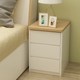 Small bedside table mini minimalist bedroom 25/30/35/40cm small apartment complete log color ultra-narrow locker