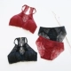 Gần gũi nhật ký ren treo cổ tạp dề-bralette gợi cảm backless không có vòng thép siêu mỏng áo ngực đặt đồ lót set đồ lót đẹp Bộ đồ lót