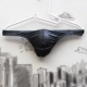 Thong nam bằng sáng chế da cá tính gợi cảm da nam thong thể thao thấp eo rò rỉ PP đồ lót nam thong sịp G-string