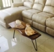 Chỗ đặc biệt nghệ thuật cà phê gỗ gỗ bảng bàn cà phê bên một vài giường và bữa sáng nội thất tối giản Bắc Âu nội thất bán hàng - Bàn trà bàn trà Bàn trà