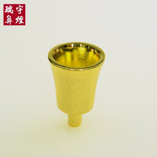 Rococó de aluminio chapado en oro, botella de rapé, cuchara de rapé, embudo de paja, plato de humo, juego de herramientas de combinación