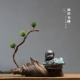 Nhà sư nhỏ bàn cà phê mới Trung Quốc Zen đồ trang trí khung bằng gỗ thủ công nghiên cứu trang trí phòng nghệ thuật văn phòng