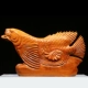 Dian Yi Ge Golden Dragon Fish Rosewood Root Khắc Trang trí Nhà May mắn Trang trí Gỗ Khắc Gỗ Thủ công - Các món ăn khao khát gốc