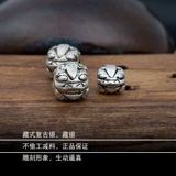 Серебряный браслет, бусины, четки бодхи, аксессуар, на удачу, серебро 925 пробы, DIY