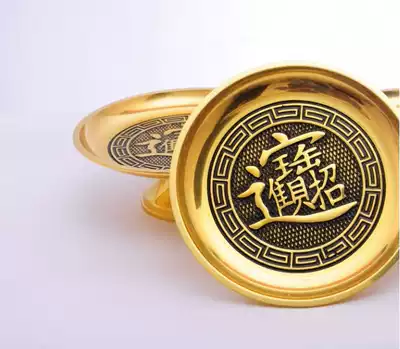 Pure copper boutique for Buddha plate tribute plate fruit plate fruit plate