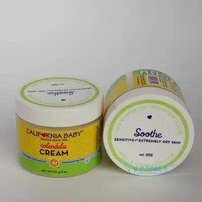 California baby calendula cream universal cream newborn natural moisturizing baby face moisturizer 57g