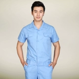 Летний цветной комплект для работы, дышащая износостойкая летняя одежда, короткий рукав