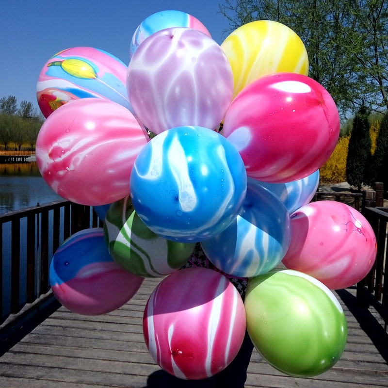 Agate Colorful Cloud Balloon Wholesale Free Shipping A variety of cute micro-business places push luminous scanning code sweeping street activities small gifts