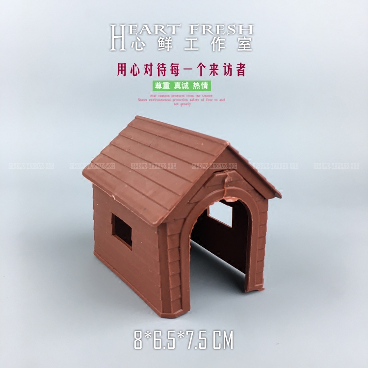 JZ68 Emulation Chalet Model Mental Sand Pan Microscape Rural House Mini Scene Pet Small Room-Taobao